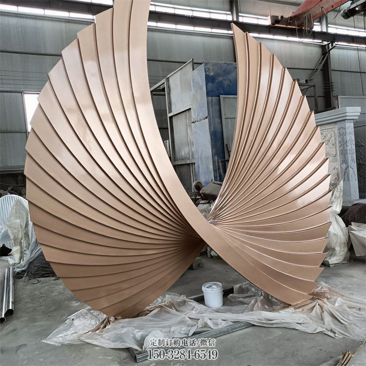 兰州羽翼雕塑常用，景观概念，不锈钢羽翼雕塑展品