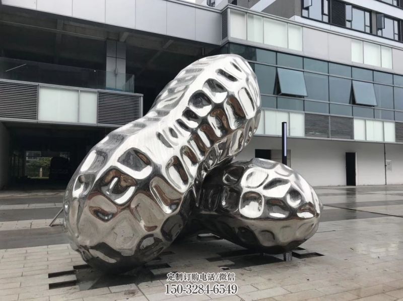 陇南花生雕塑制造,白钢构件,不锈钢花生雕塑提供 陇南花生雕塑制造,白钢构件,不锈钢花生雕塑提供